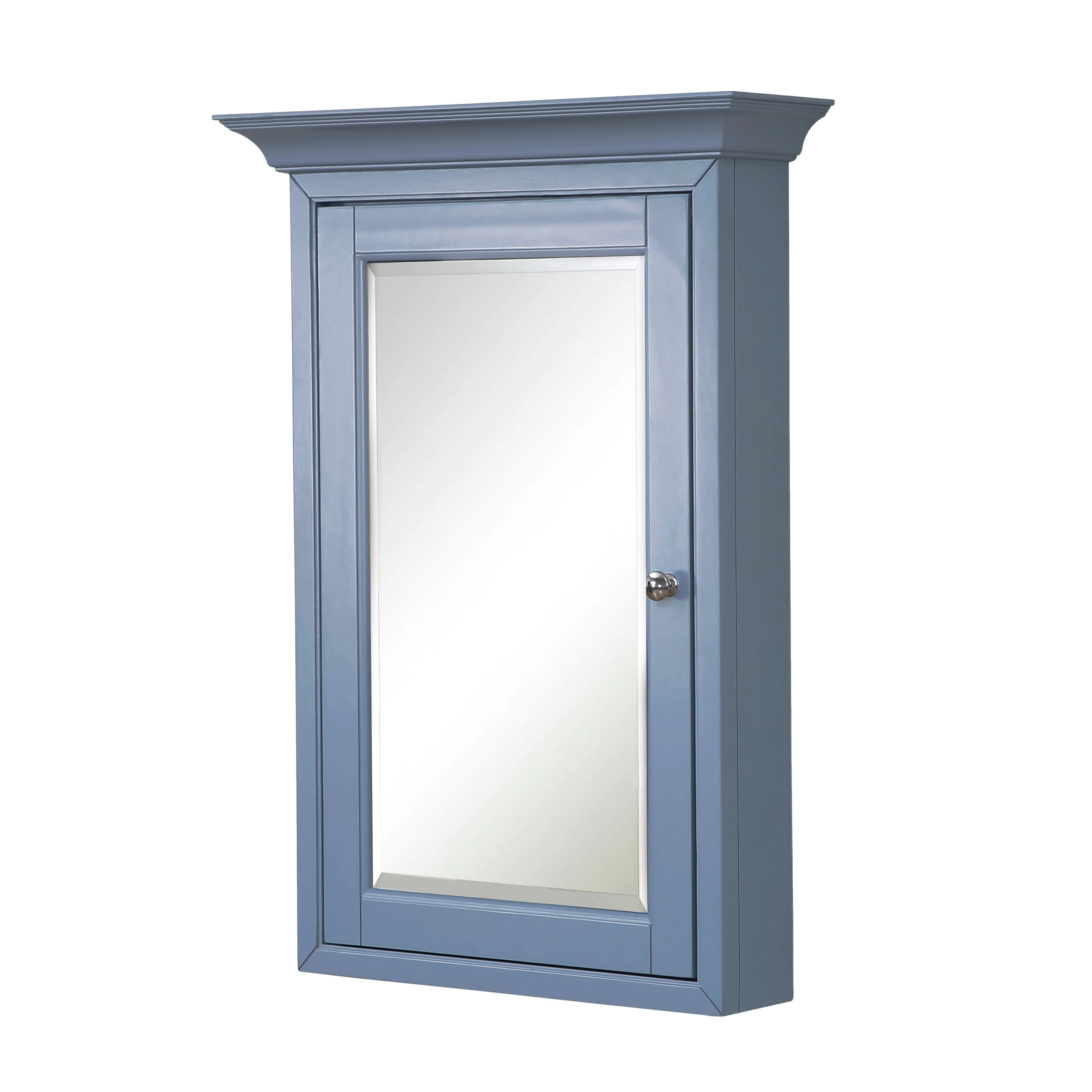 Newport Wall-Mounted Medicine Cabinet (Powder Blue)