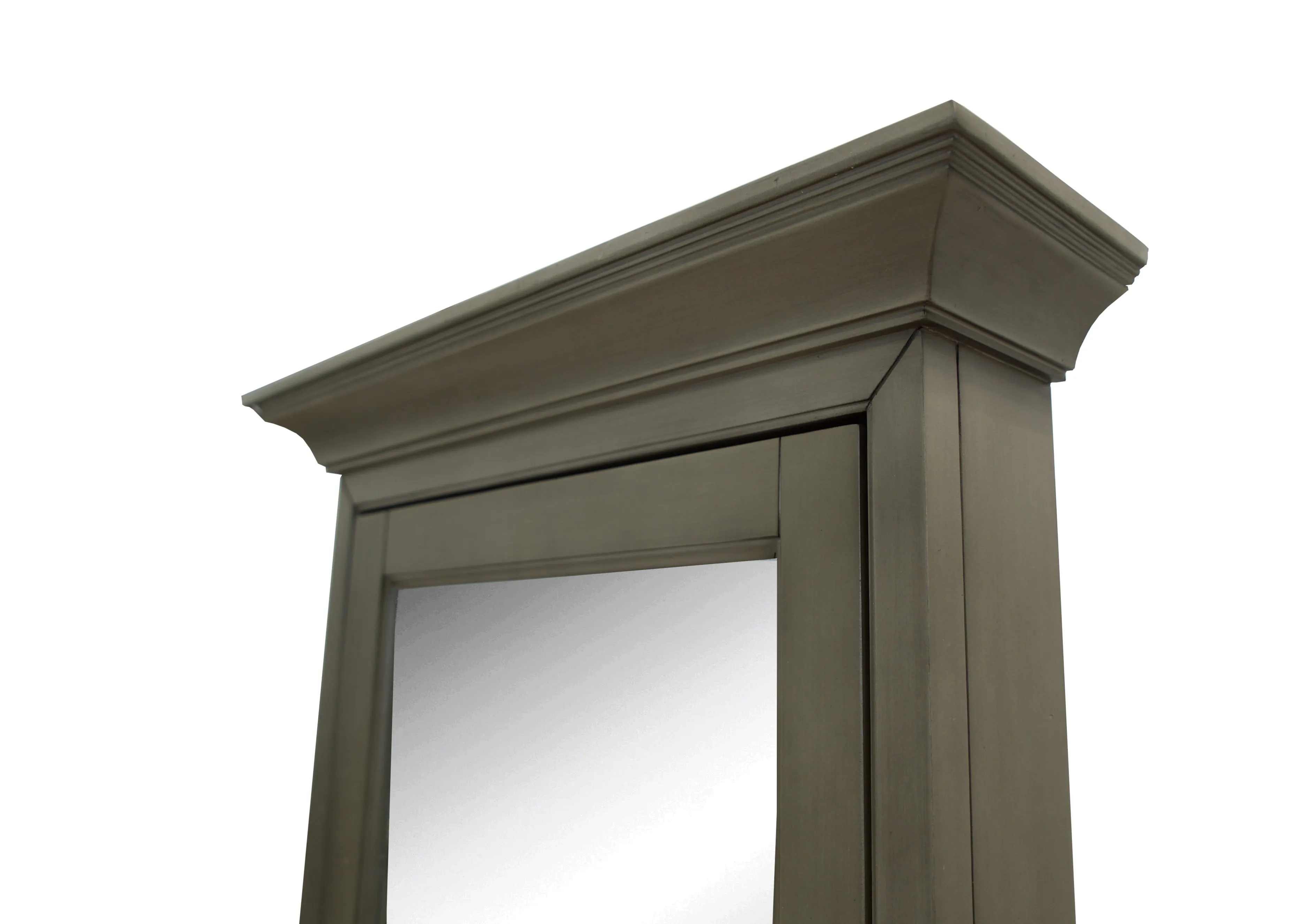 Newport Wall-Mounted Medicine Cabinet (Weathered Gray)