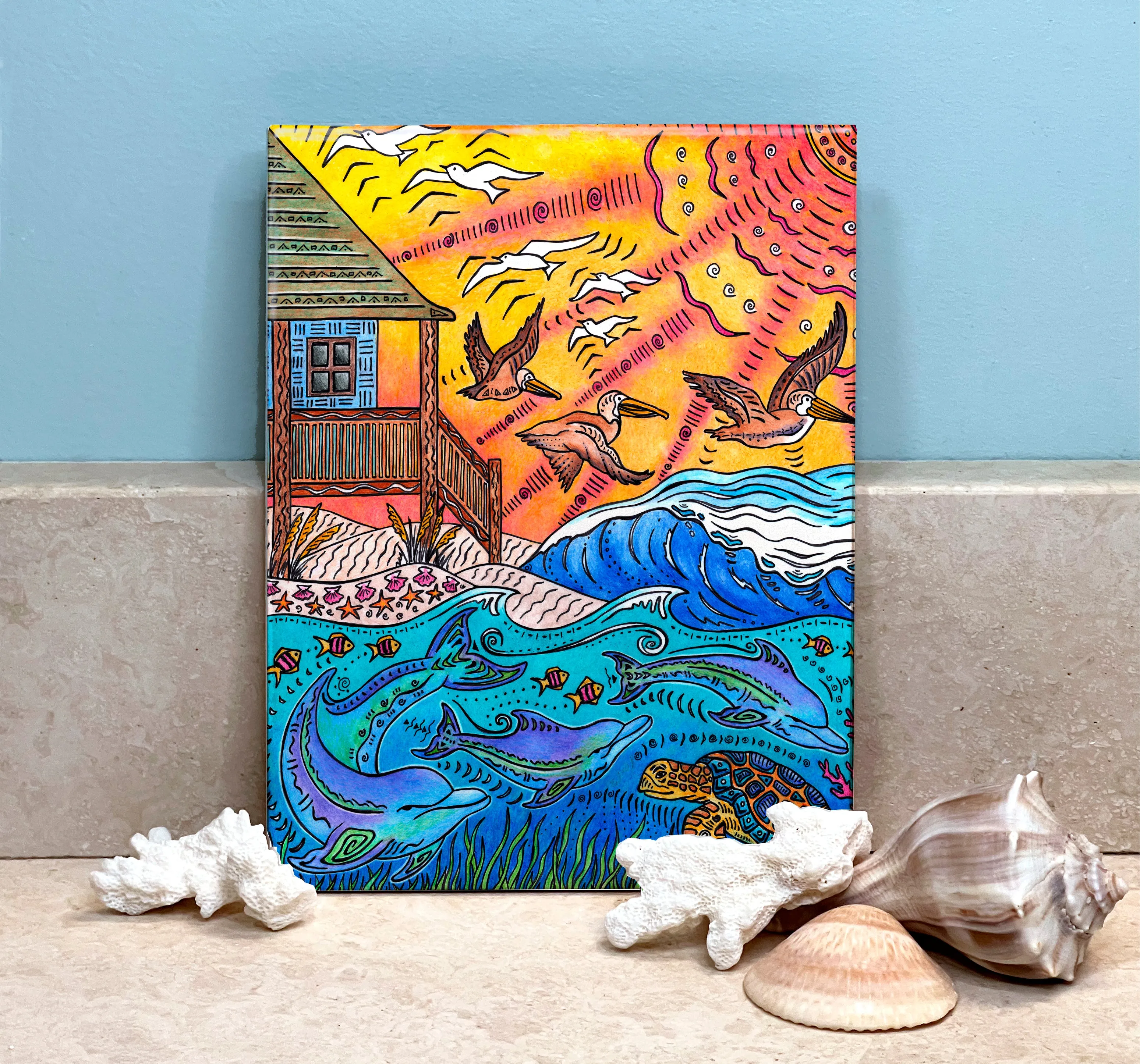 Oceanfront Ceramic Tile