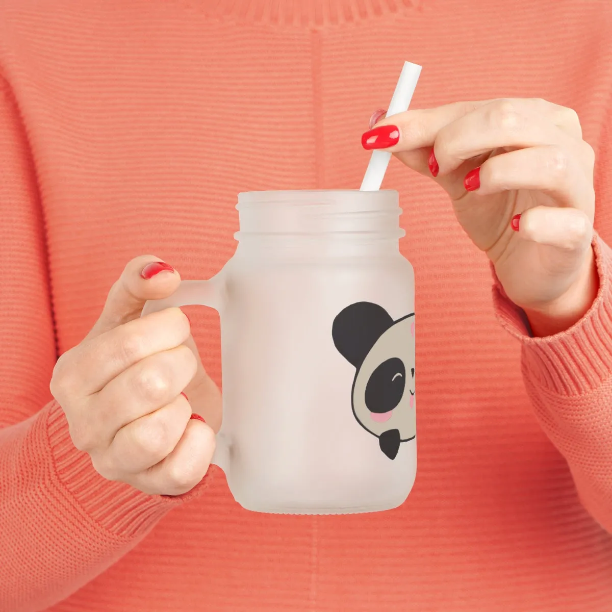 Panda Mason Jar