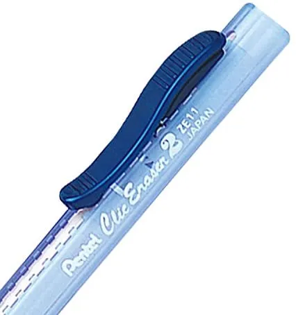 Pentel ZE11T Clic Eraser Pen Assorted Color Display of 48 Pcs