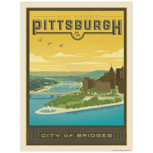 Pittsburgh Pennsylvania City of Bridges Decal