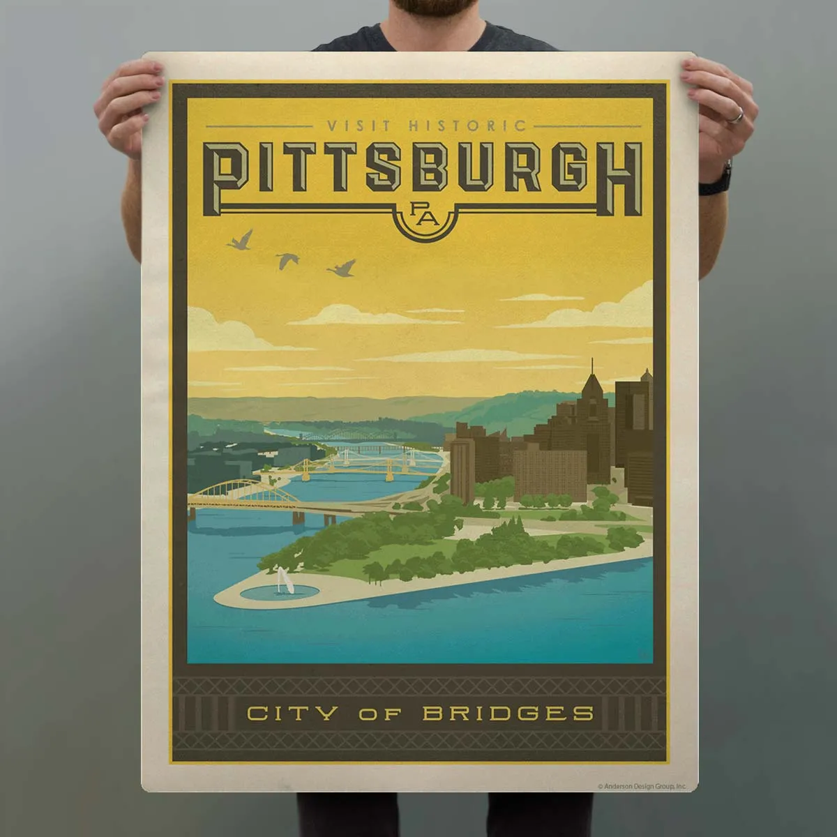 Pittsburgh Pennsylvania City of Bridges Decal