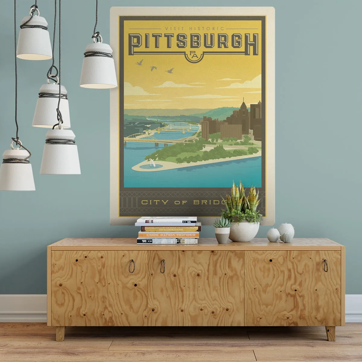 Pittsburgh Pennsylvania City of Bridges Decal