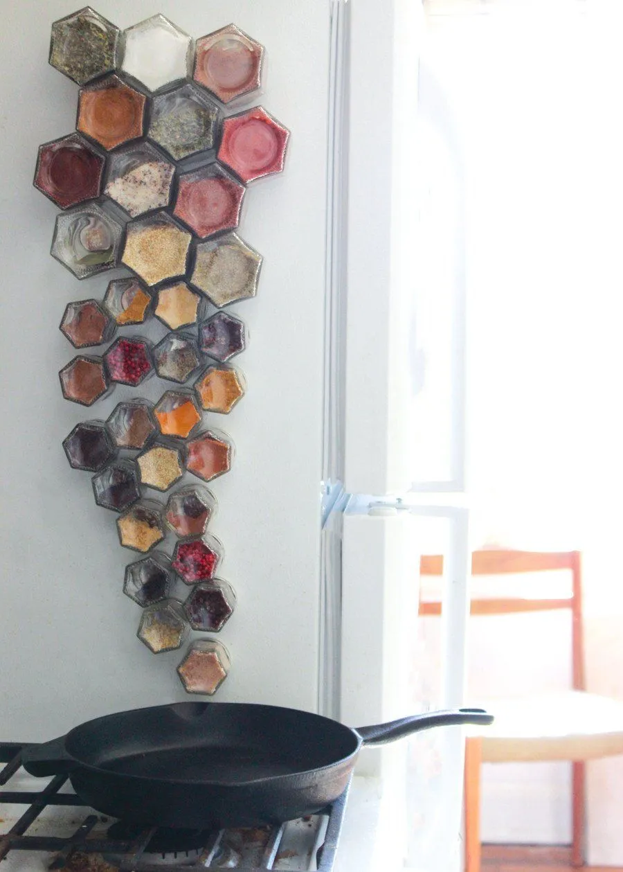 "Oops" Sale!!! Organic Spices — 24 Large Magnetic Jars