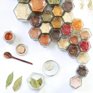 "Oops" Sale!!! Organic Spices — 24 Large Magnetic Jars