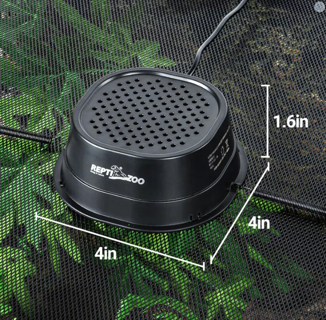 REPTI ZOO UVB Reptile Light with Dimming, UVB Reptile Heat Lamp with Controller, Adjustable UVB LED Basking Heat Bulb Fixture for Rainforest & Desert Reptiles Terrariums Tank