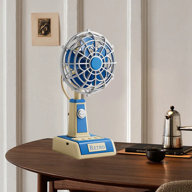 Retro USB Desk Mini Fan