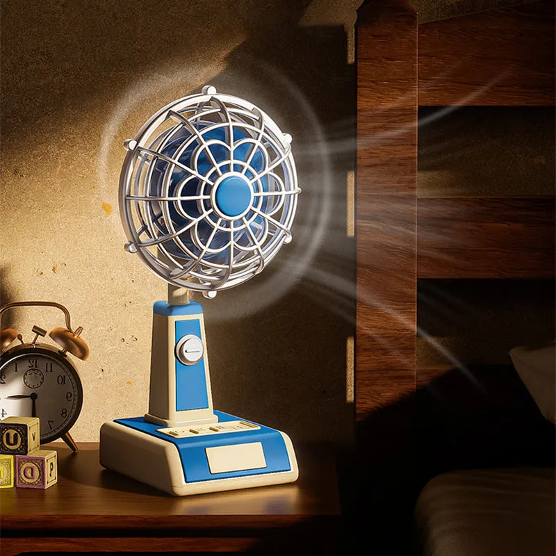 Retro USB Desk Mini Fan