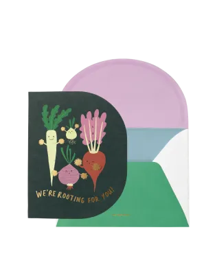 Rooting For You Greeting Card