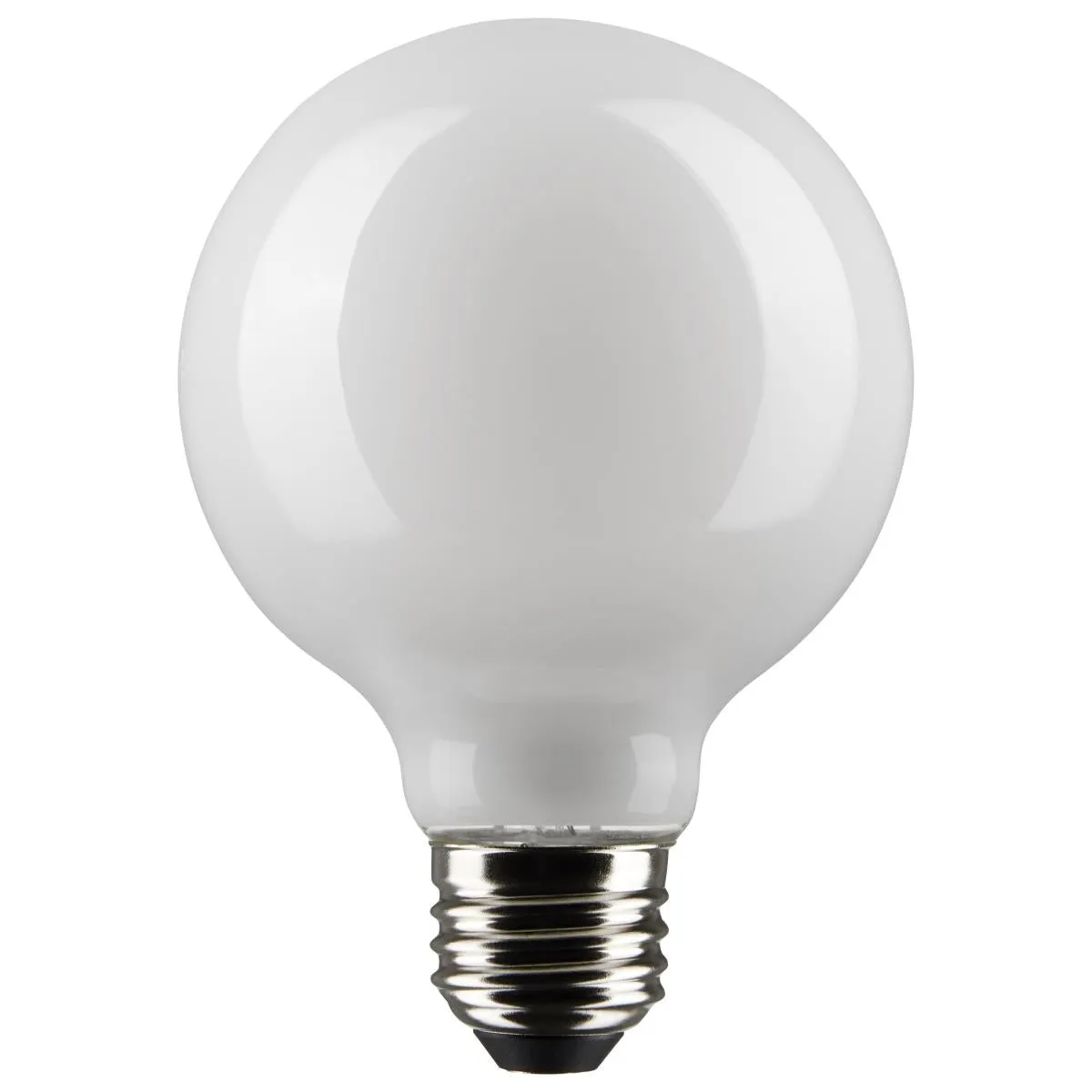 Satco LED G25 Globe Light Bulb – 6W – 60W Equivalent – E26 Base – Frosted – Warm White – 2700K