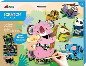 Scratch Greeting Cards- Jungle Animals