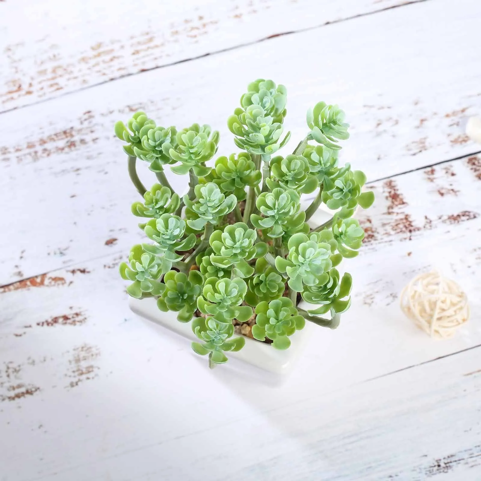 Set of 3 | 7'' Assorted Crassula Artificial Plants with Pots
