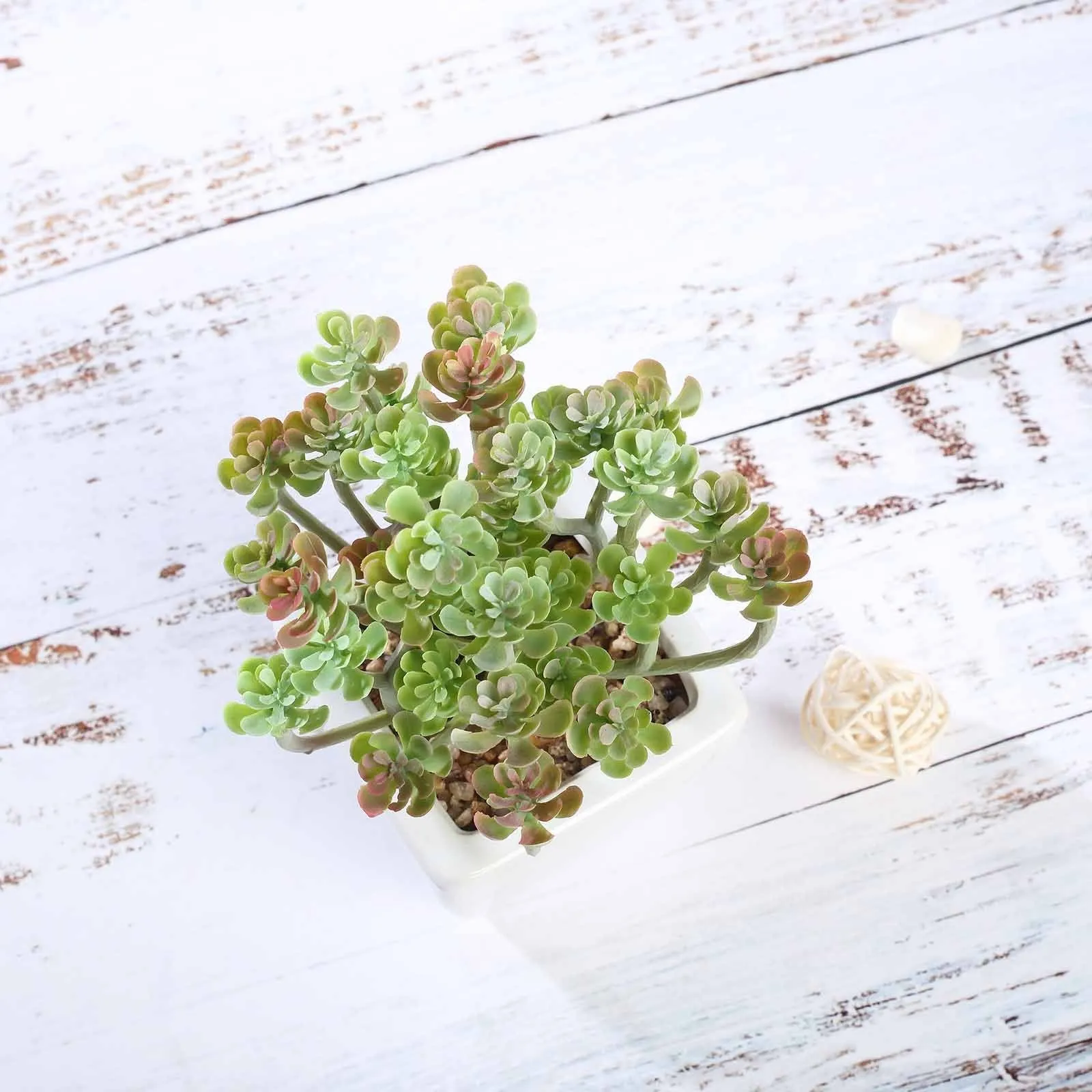 Set of 3 | 7'' Assorted Crassula Artificial Plants with Pots