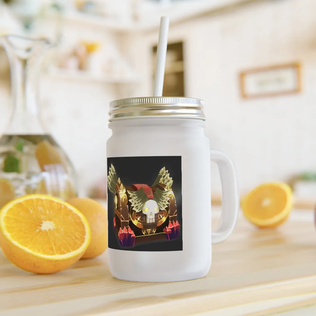 Skeleton Chest Mason Jar