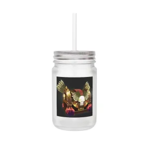 Skeleton Chest Mason Jar