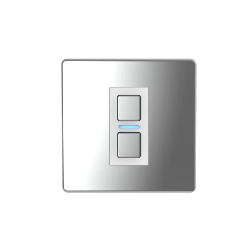 Smart Dimmer (1 Gang) - Mirror Chrome