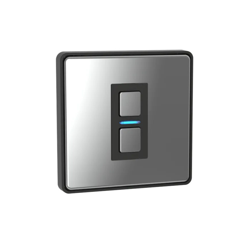 Smart Dimmer (1 Gang) - Mirror Chrome