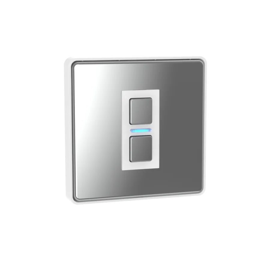 Smart Dimmer (1 Gang) - Mirror Chrome