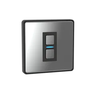 Smart Dimmer (1 Gang) - Mirror Chrome