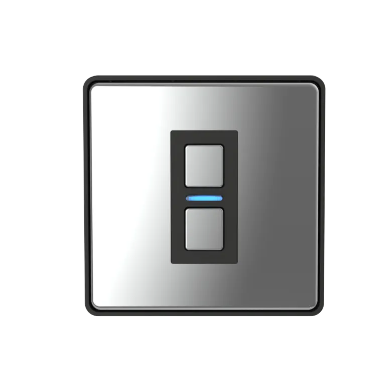 Smart Dimmer (1 Gang) - Mirror Chrome