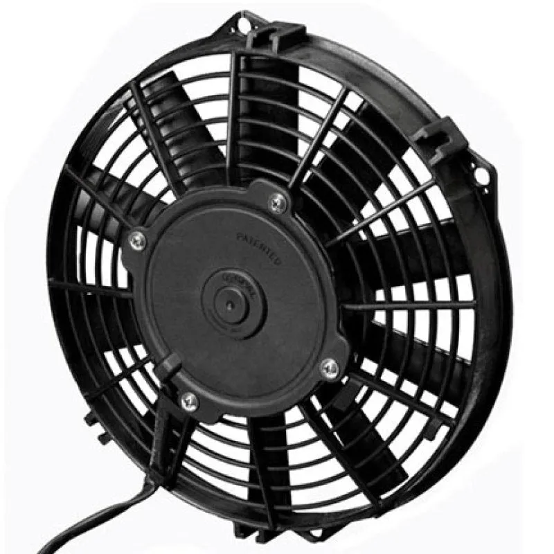 SPAL 9.00" Inch Electric Fan Pusher Style Low Profile 590 CFM 10 Straight Style Blades - 30100381
