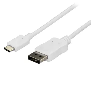 Startech.Com 6Ft/1.8M Usb C To Displayport 1.2 Cable 4K 60Hz - Usb Type-C To Dp Video Adapter Monitor Cable Hbr2 - Tb3 C