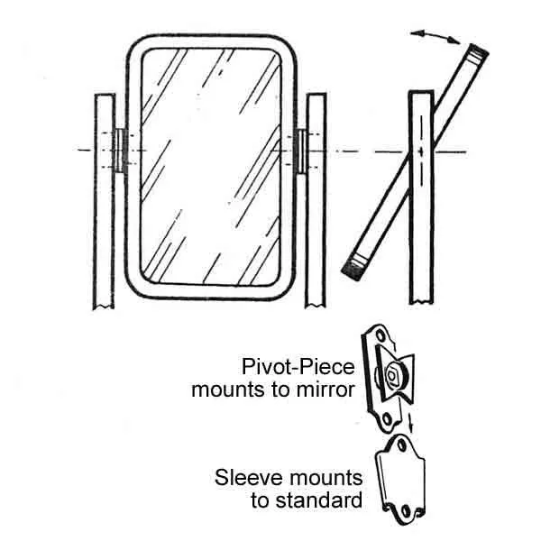 Steel Mirror Swivels