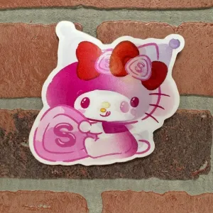 Sticker - 3D Kuromi My Melody