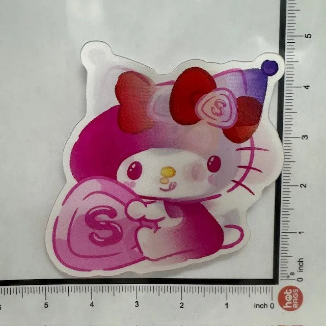 Sticker - 3D Kuromi My Melody