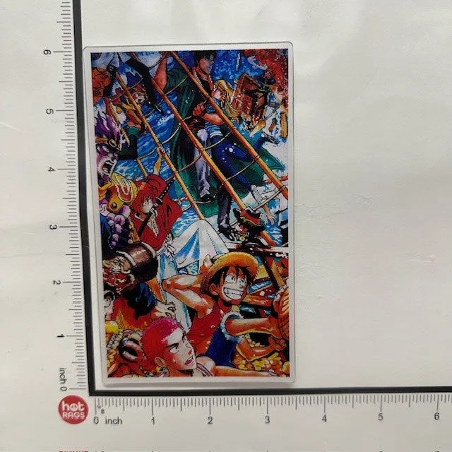 Sticker - 3D One Piece - Black White