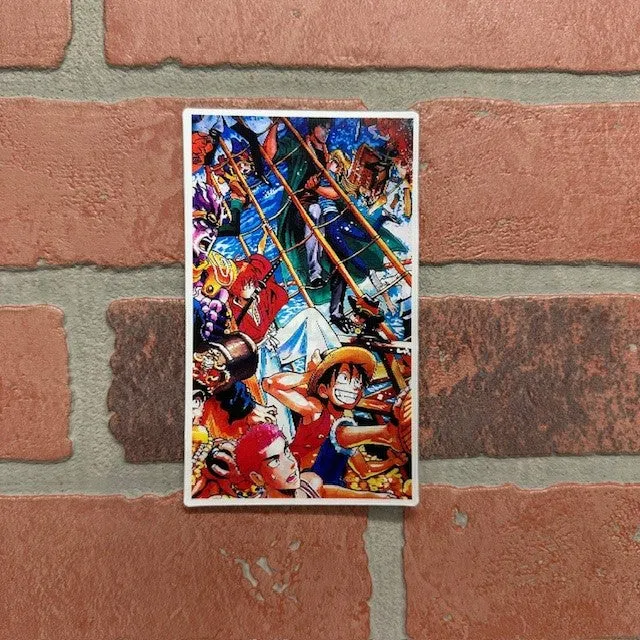 Sticker - 3D One Piece - Black White
