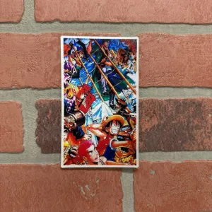 Sticker - 3D One Piece - Black White