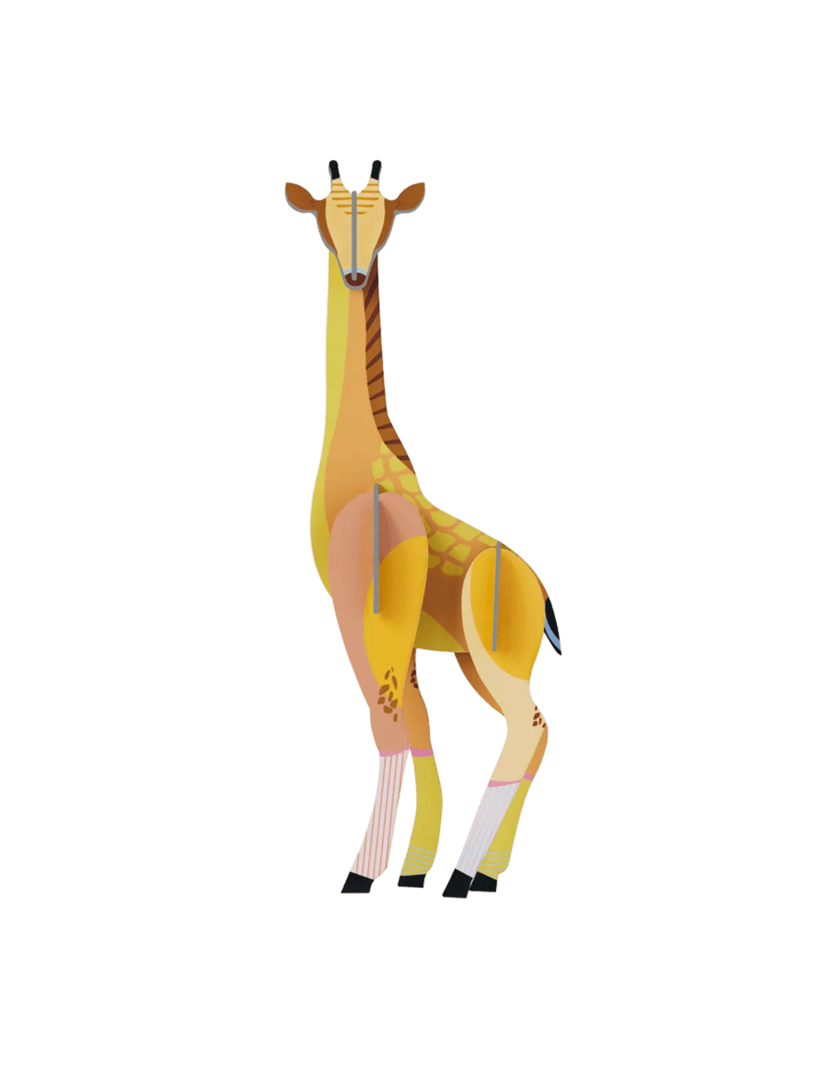 Studio Roof Wall Art Jungle Animals: Giraffe
