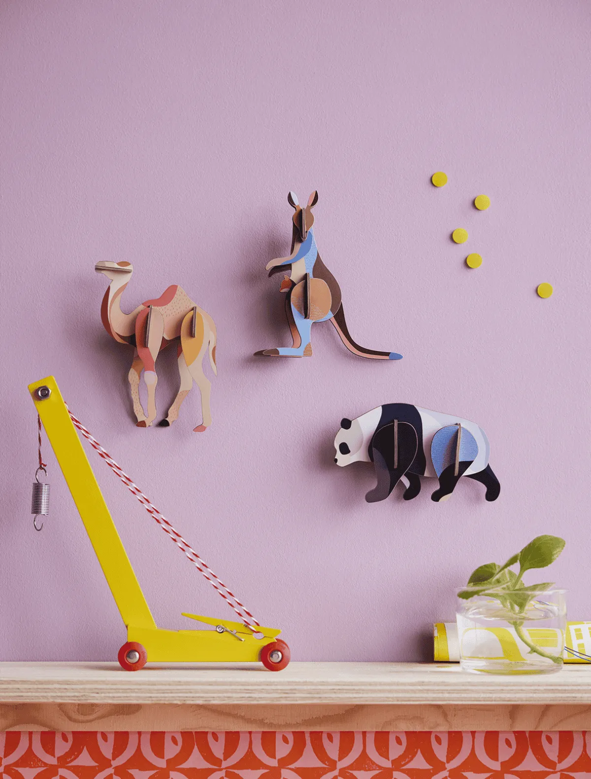 Studio Roof Wall Art Jungle Animals: Kangaroo