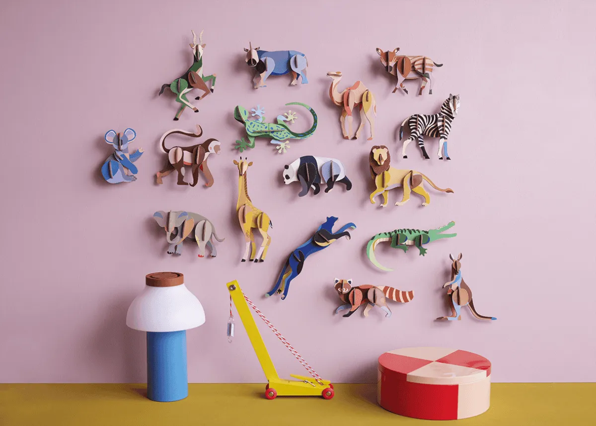 Studio Roof Wall Art Jungle Animals: Kangaroo