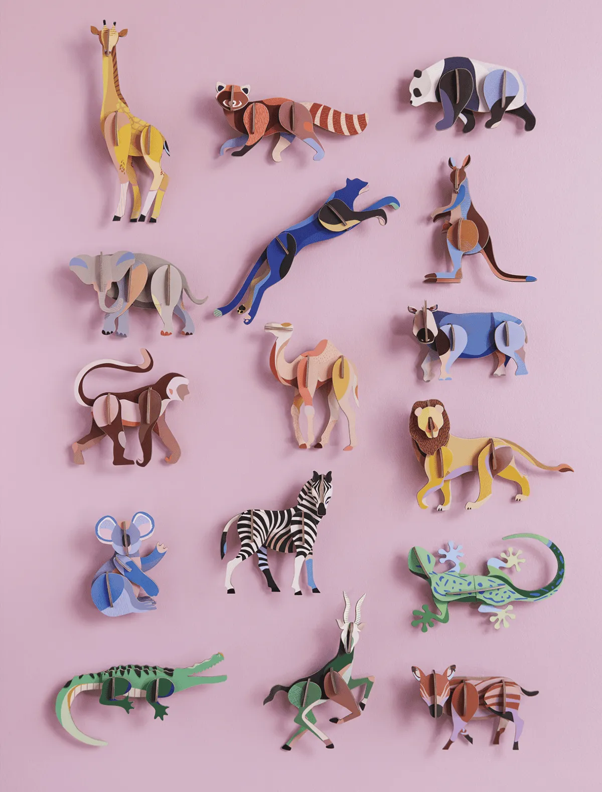 Studio Roof Wall Art Jungle Animals: Zebra