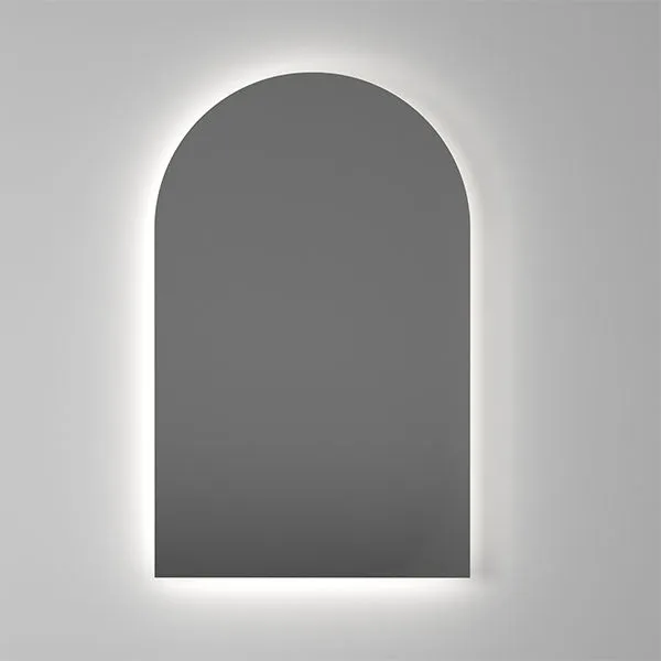 Thermogroup Backlit Arch Shape LED Mirror 500x800 with Warm or Cool Light and Demister