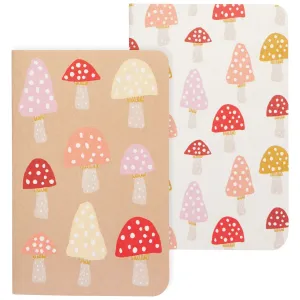 Toadstool Pocket Notebooks Set of Two
