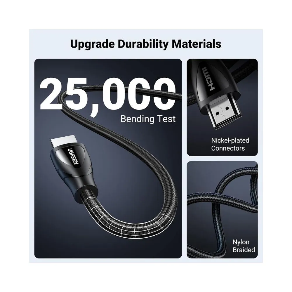 Ugreen 80404 HDMI A M/M cable with Braided 3m