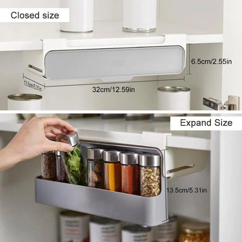 UNDER SHELF SPICE RACK