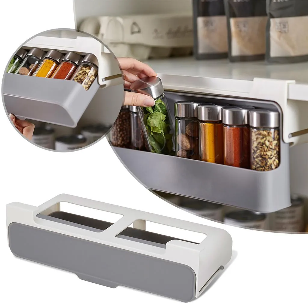 UNDER SHELF SPICE RACK