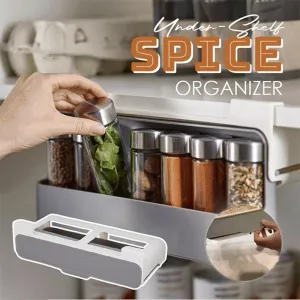 UNDER SHELF SPICE RACK