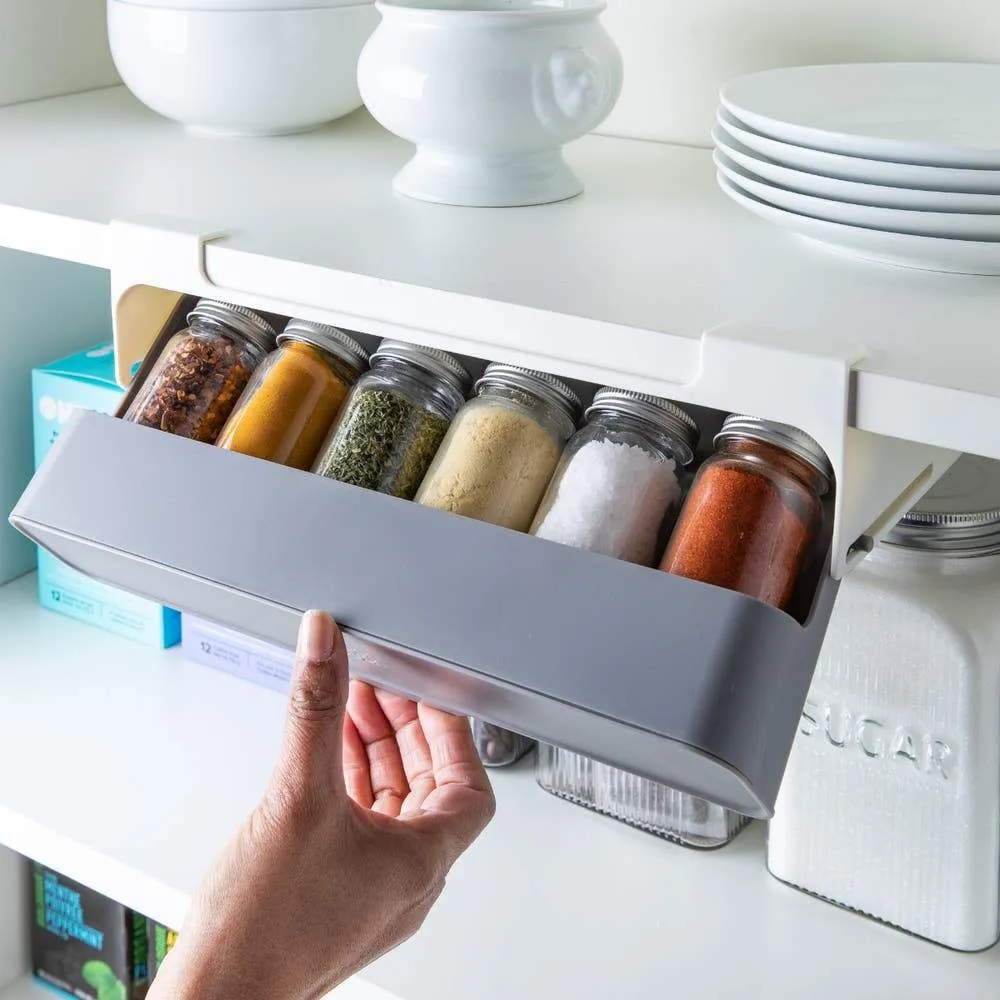 UNDER SHELF SPICE RACK