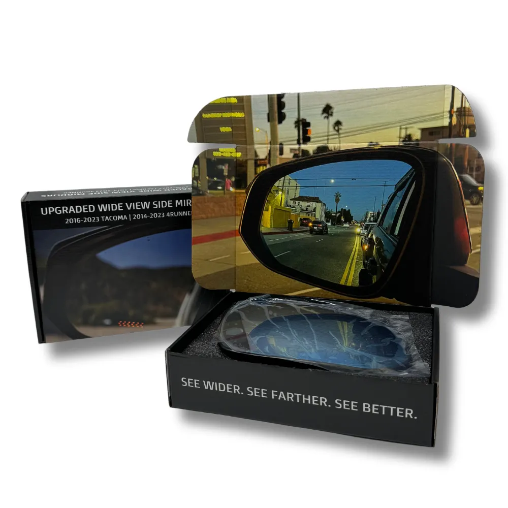 Upgraded Wide View Side Mirrors for 16-23 Tacoma / 14-24 4runner / 19-23 RAV4