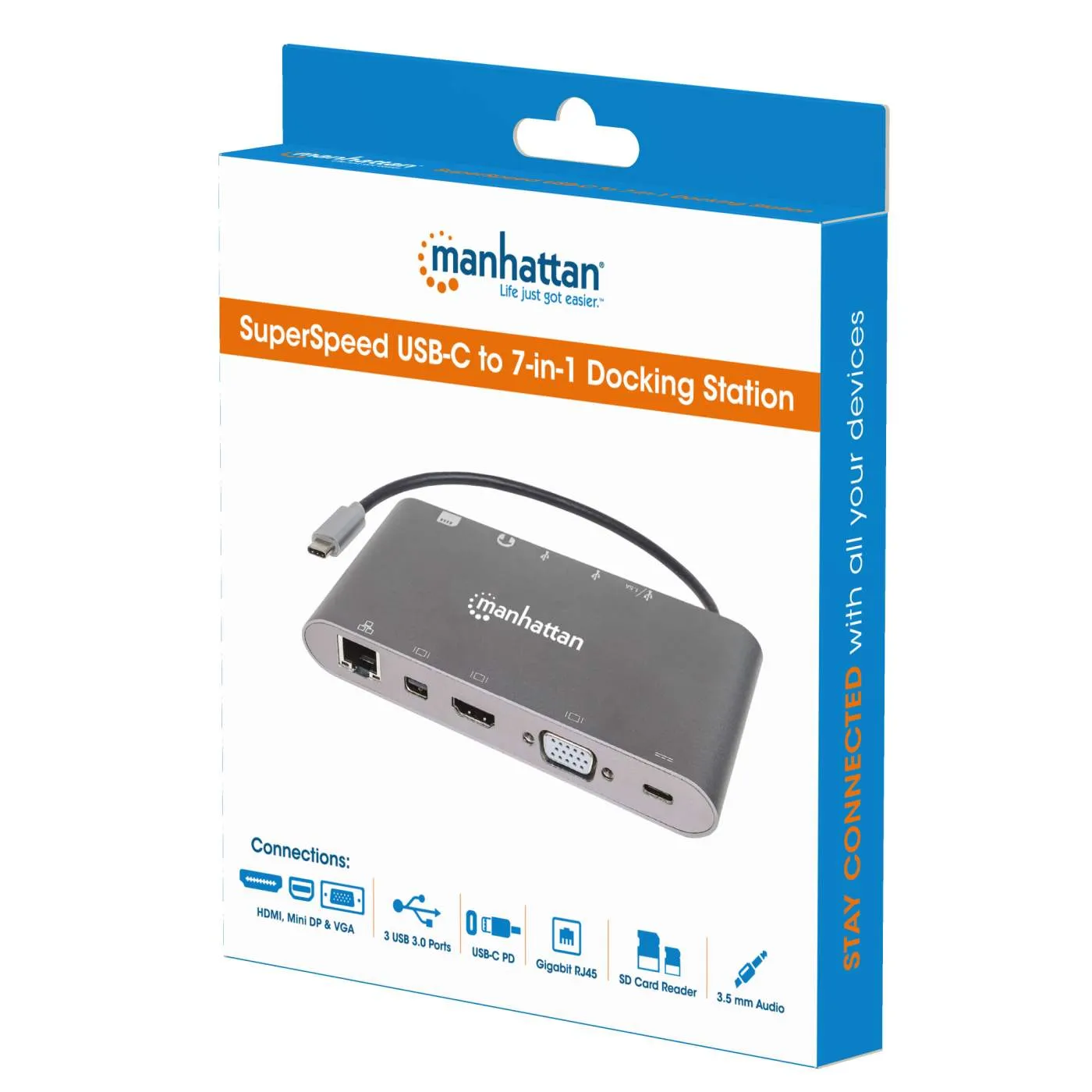 USB-C PD 7-in-1 Docking Station