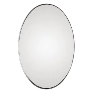 Uttermost Pursley Brushed Nickel Oval Mirror