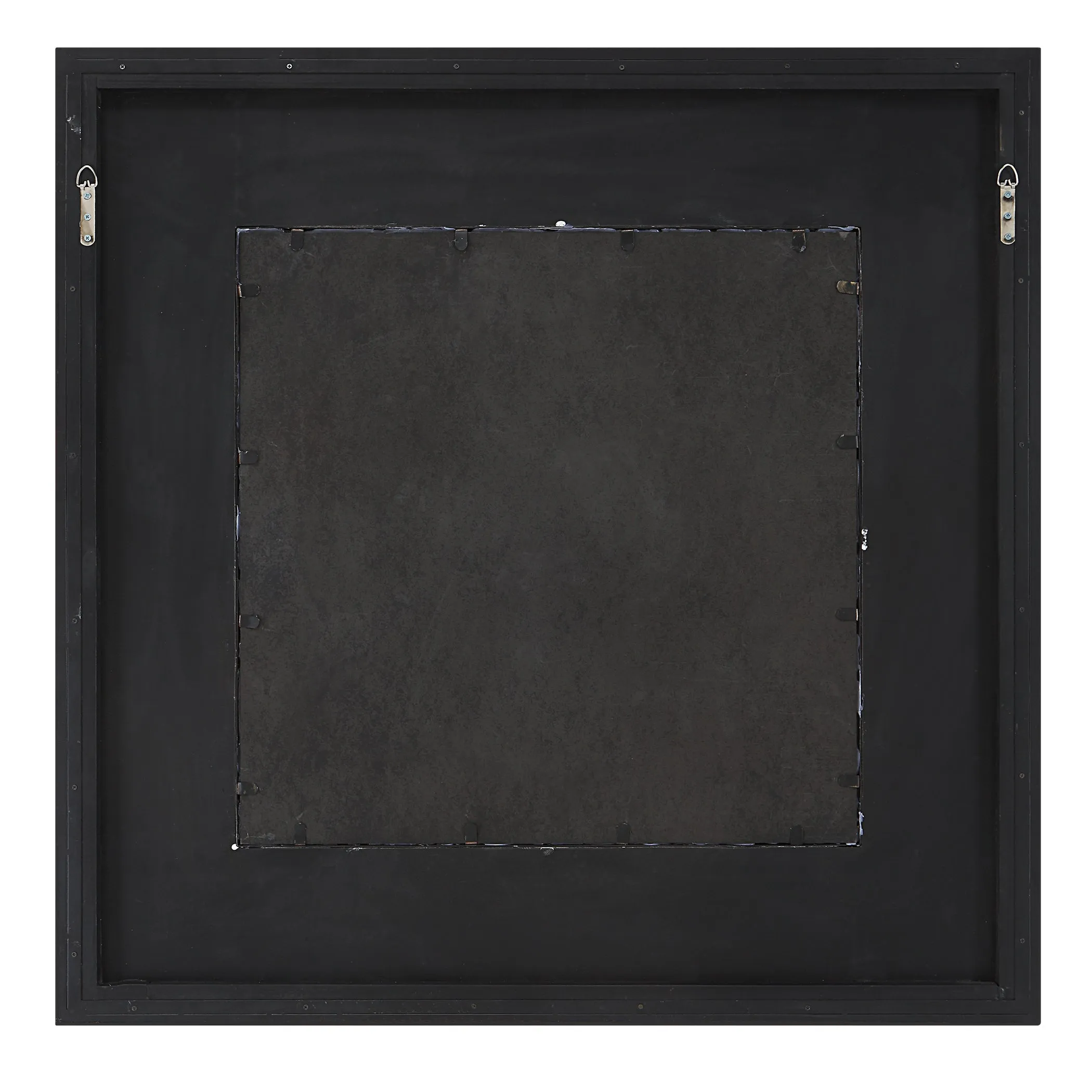 Uttermost Wharton Whitewashed Square Mirror