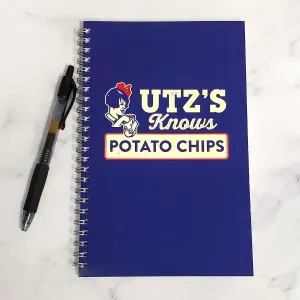 Utz's Knows Potato Chips (Blue) / Spiral Notebook
