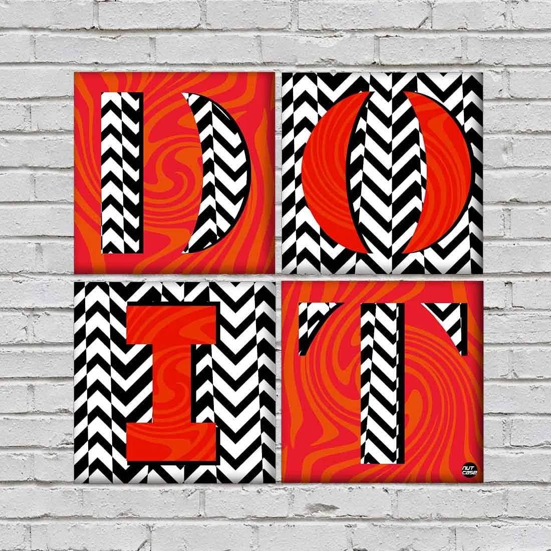 Wall Art Decor For Home Set Of 4 -Do It With Strips